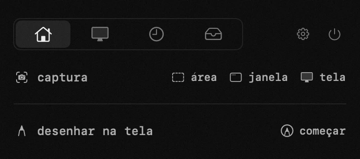 internet: uma das dezenove ferramentas do hop, todas offline painel do hop na barra de menus do macOS: internet
