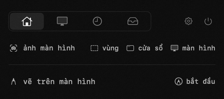 bảng điều khiển hop trên thanh menu macOS: internet